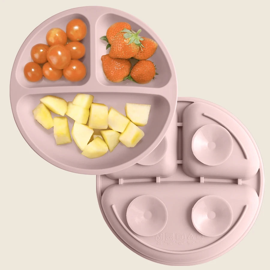 Kids Divided Plate | Suction Mealtime Plate for Toddlers